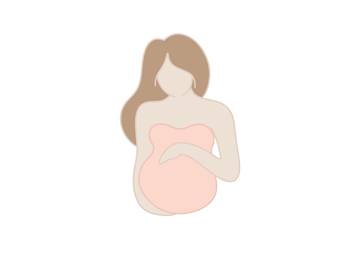 Pregnant Mama Silhouette Cookie Cutter