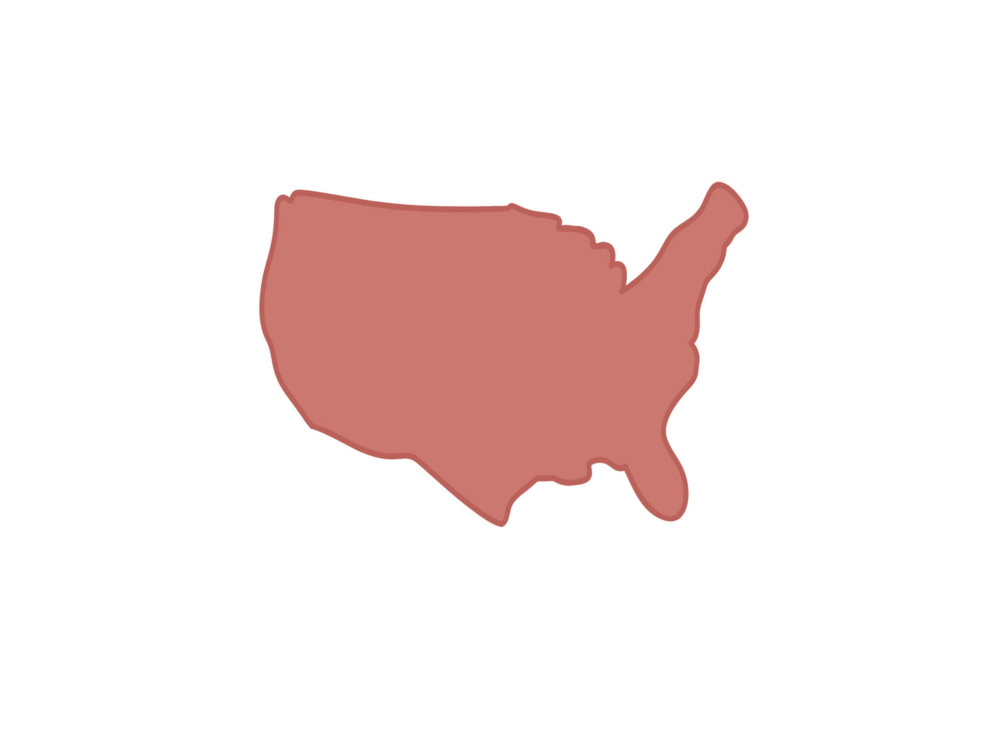 USA Country Cookie Cutter