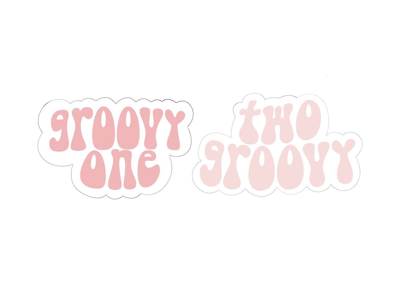 Groovy One or Two Groovy Cookie Cutters