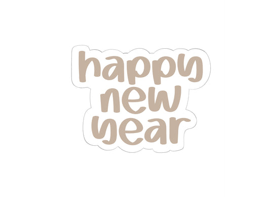 Happy New Year Plaque Cookie Cutter