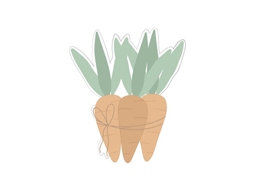 Carrot Cluster Cookie Cutter