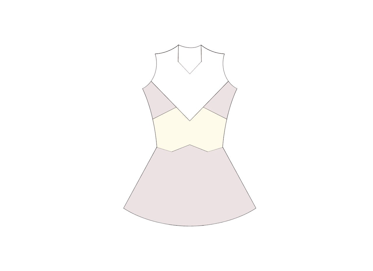 Cheer Outfit Cookie Cutter