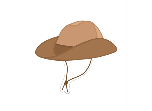 Cowboy Hat with String Cookie Cutter
