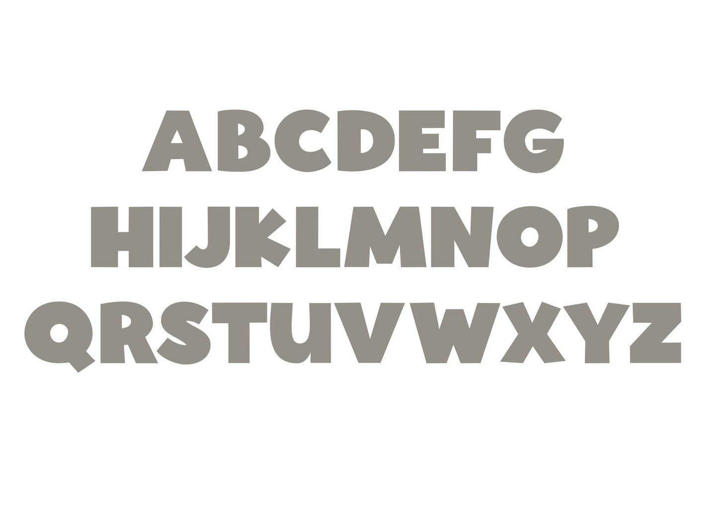 Alphabet Cookie Cutters