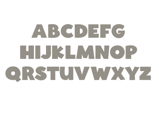 Alphabet Cookie Cutters