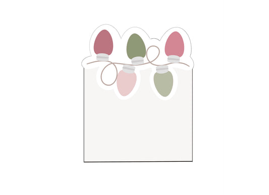 Christmas Lights Plaque Cookie Cutter