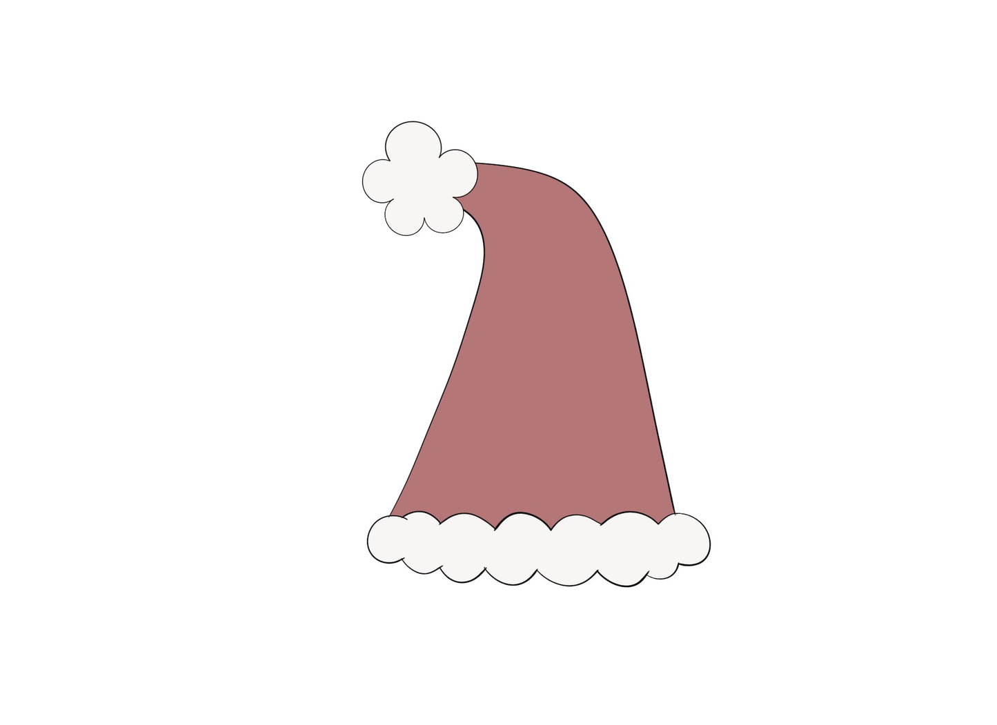 Funky Santa Hat Cookie Cutter
