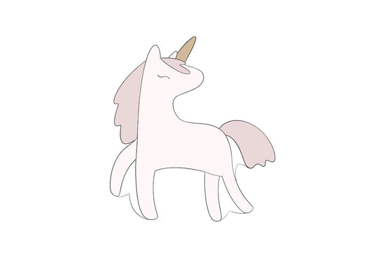 Cute Unicorn Cookie Cutter