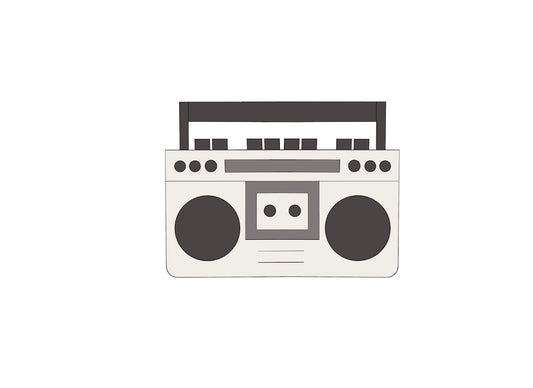 Boom Box Cookie Cutter