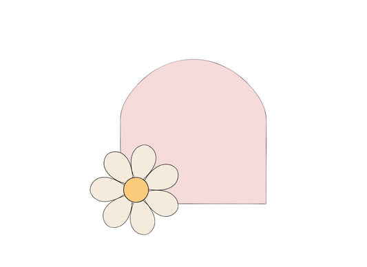 Mod Shape with Daisy Cookie Cutter