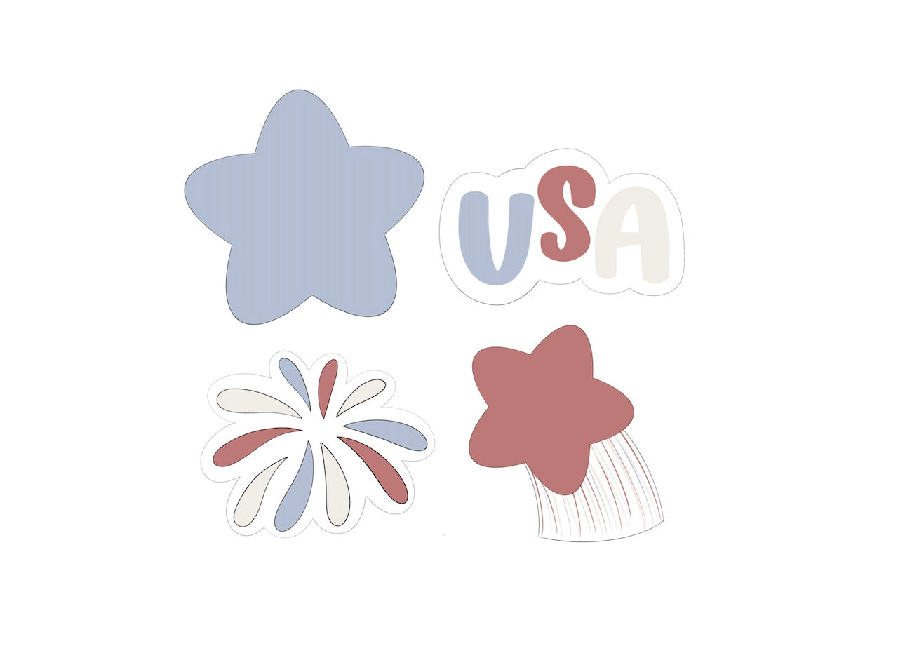 Fourth of July Cookie Cutters