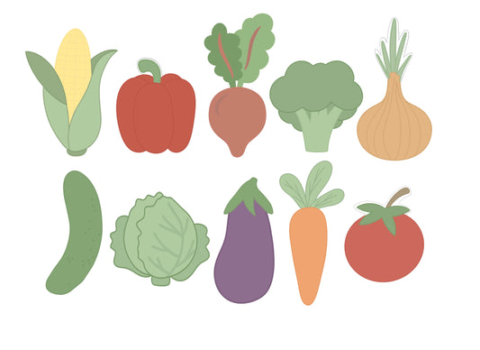 Vegetable Set Cookie Cutters