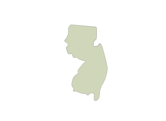 New Jersey State Cookie Cutter