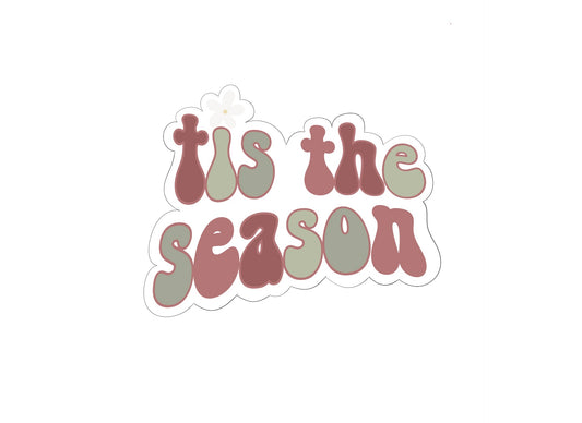 Groovy tis the season Plaque Cookie Cutter