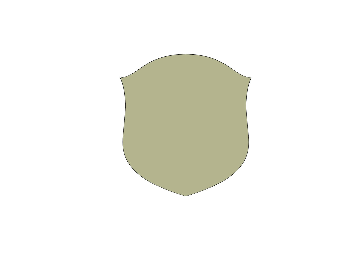 Military Plaque Cookie Cutter