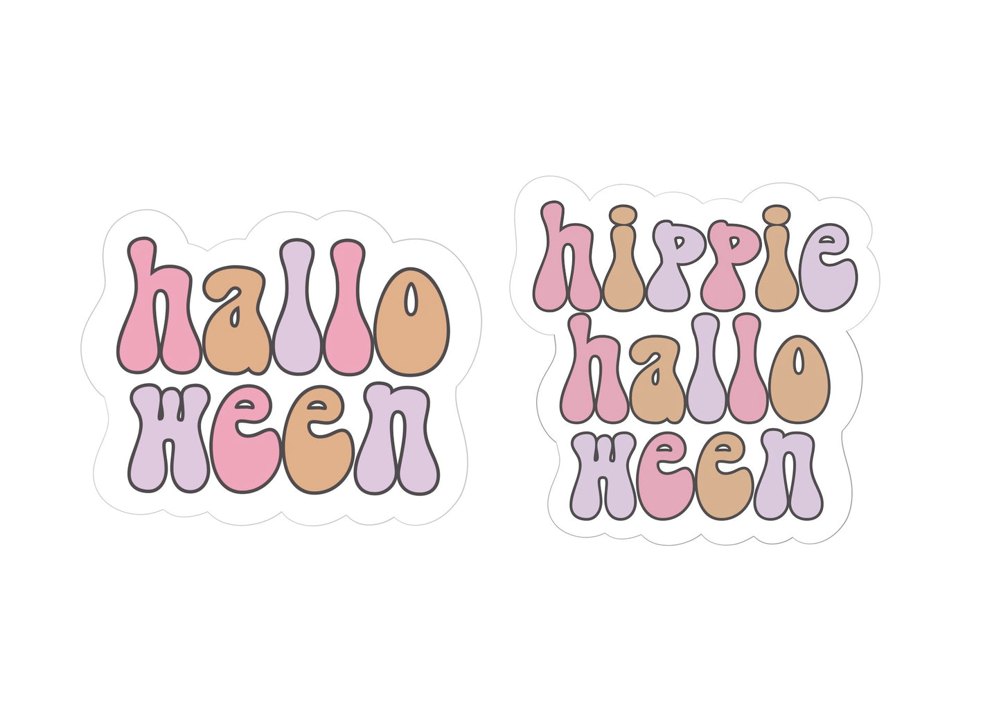 Groovy Halloween or Hippie Halloween Cookie Cutters