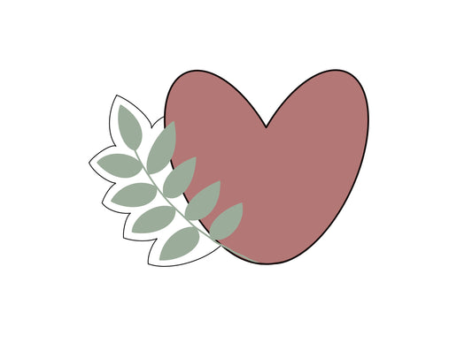 Leafy Heart Cookie Cutter