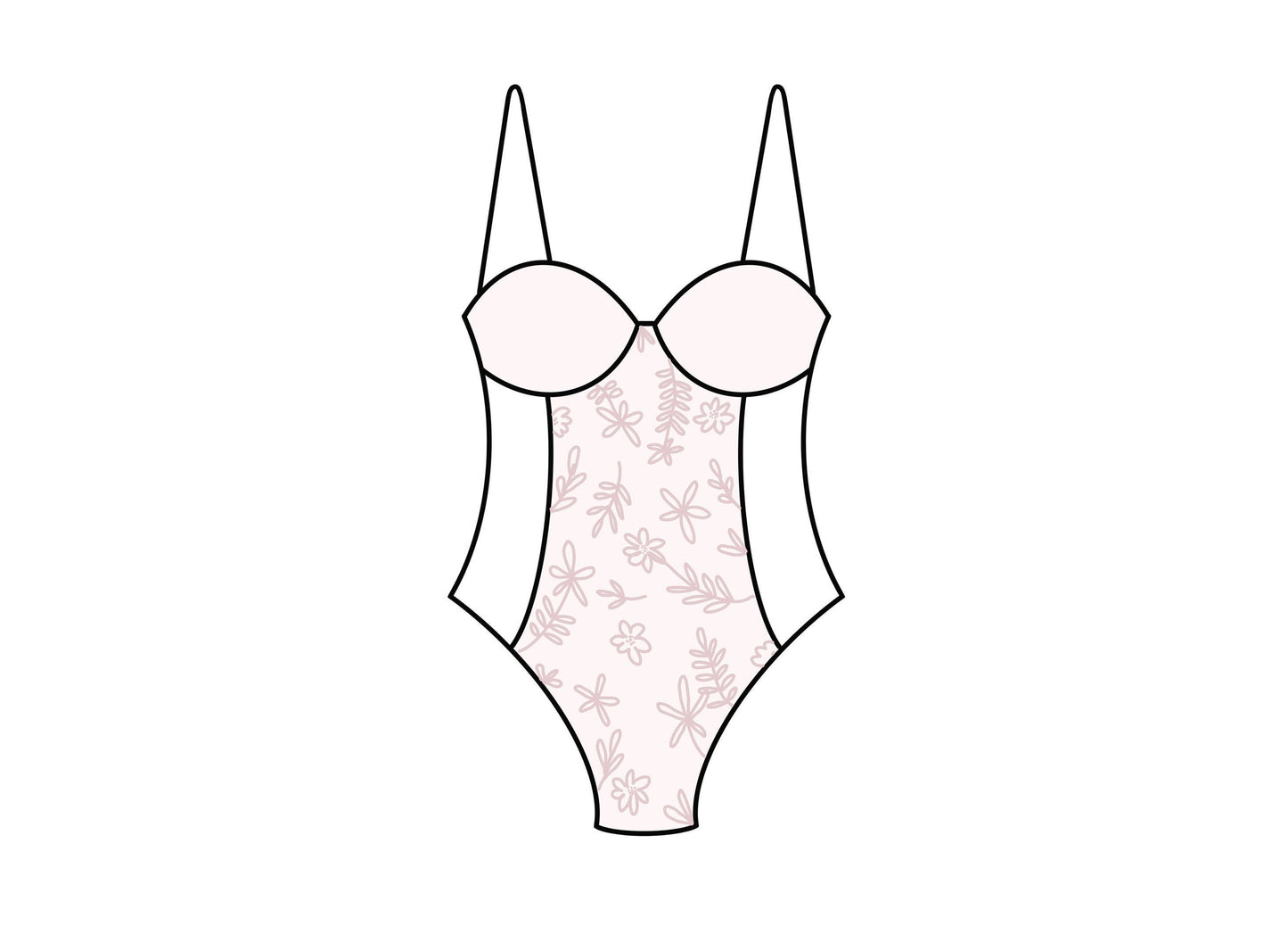 Lingerie Bodysuits 1, 2, 3, or Jammies Cookie Cutters