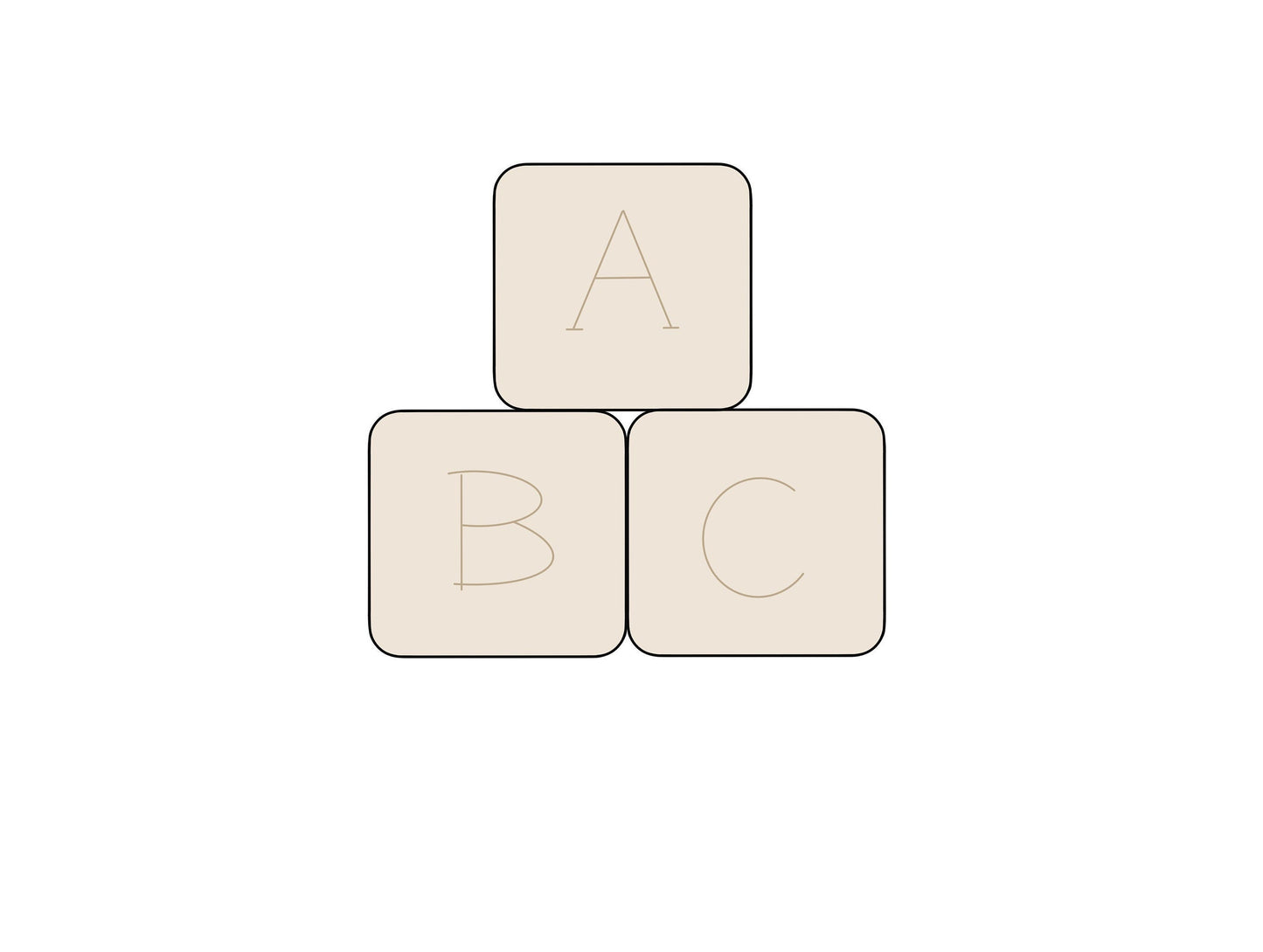 ABC Blocks Cookie Cutter