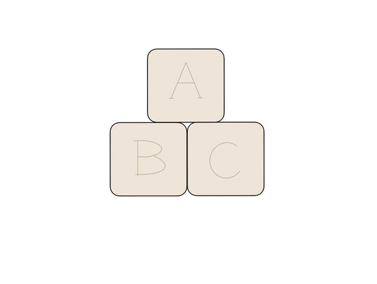 ABC Blocks Cookie Cutter