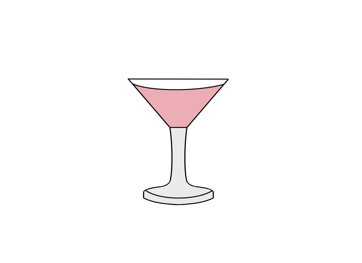 Cocktail 1 Cookie Cutter
