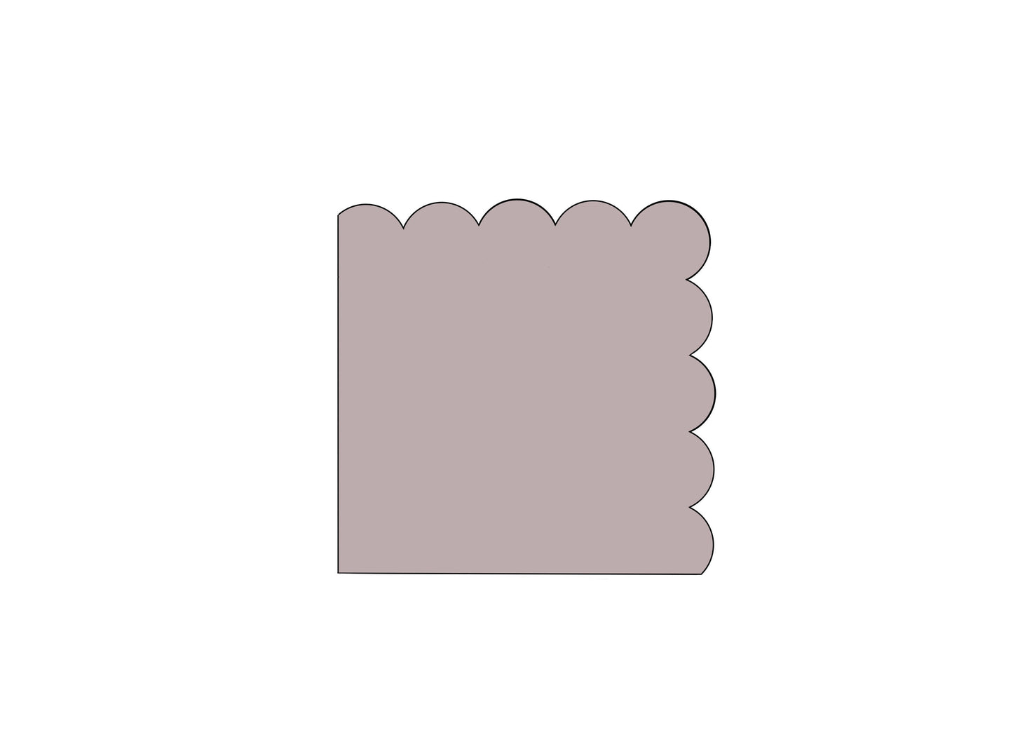 Curvy Square Cookie Cutter