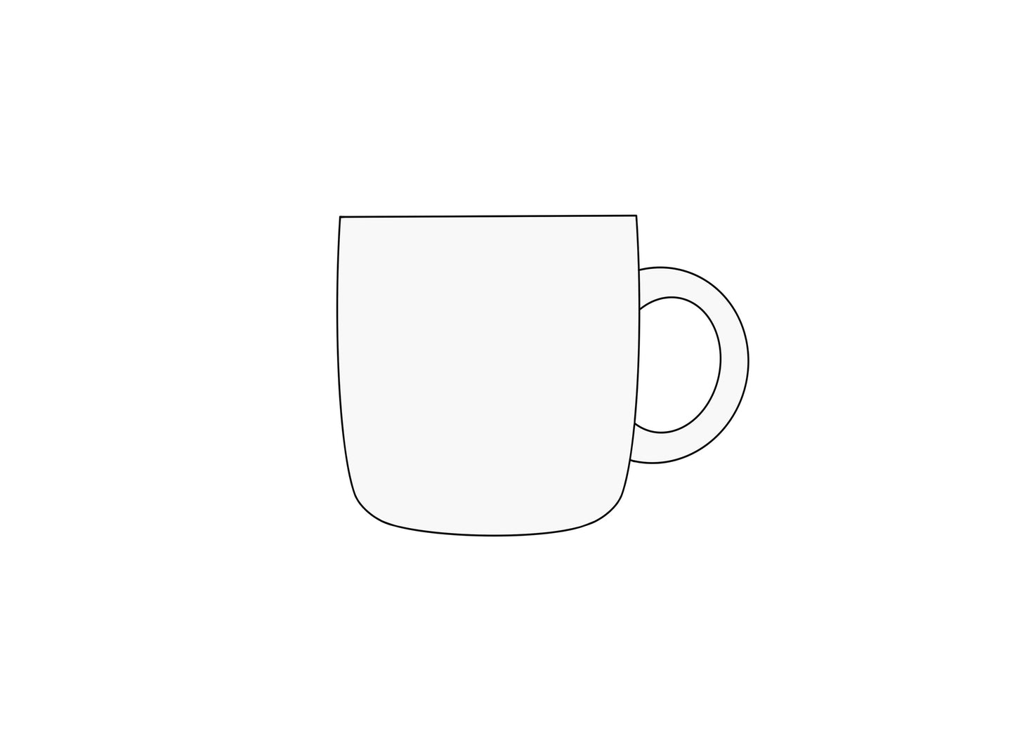 Coffee Latte Mug Cookie Cutter