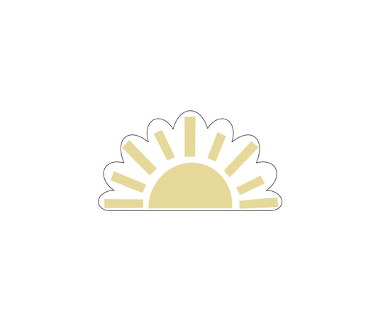 Half Sun Cookie Cutter
