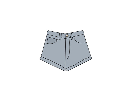 Denim Shorts Cookie Cutter