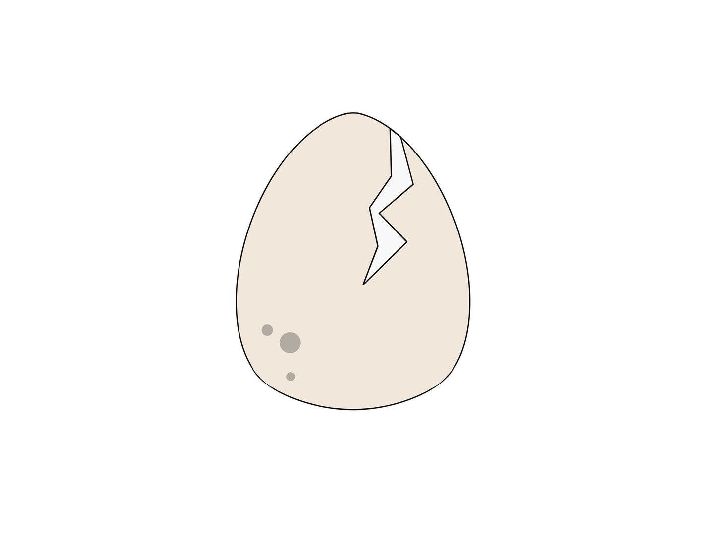 Egg/Dino Egg Cookie Cutter