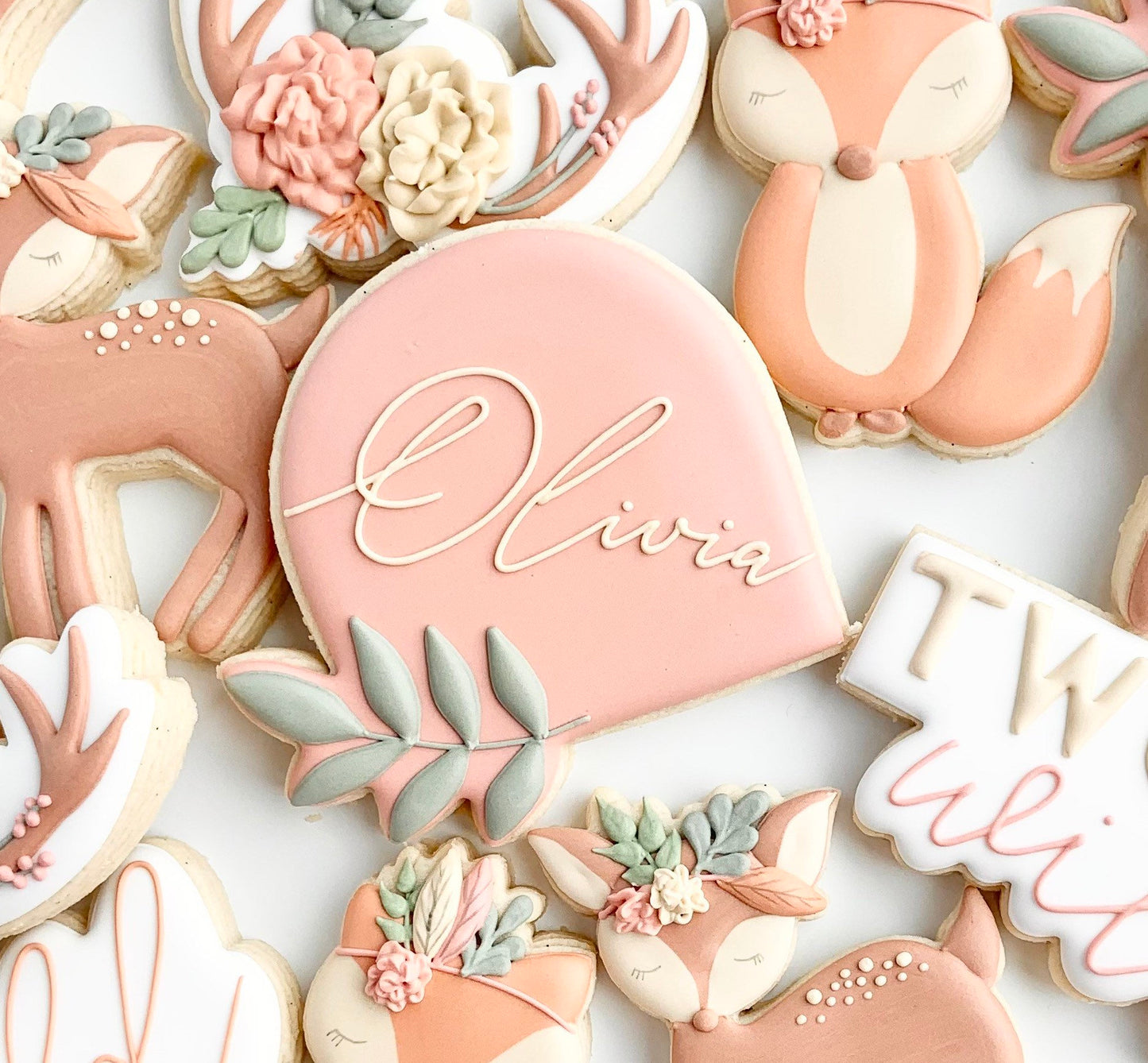 Mod Leaf Plaque 2 Cookie Cutter