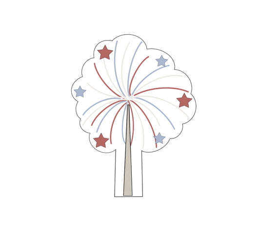 Firework Sparkler Cookie Cutter