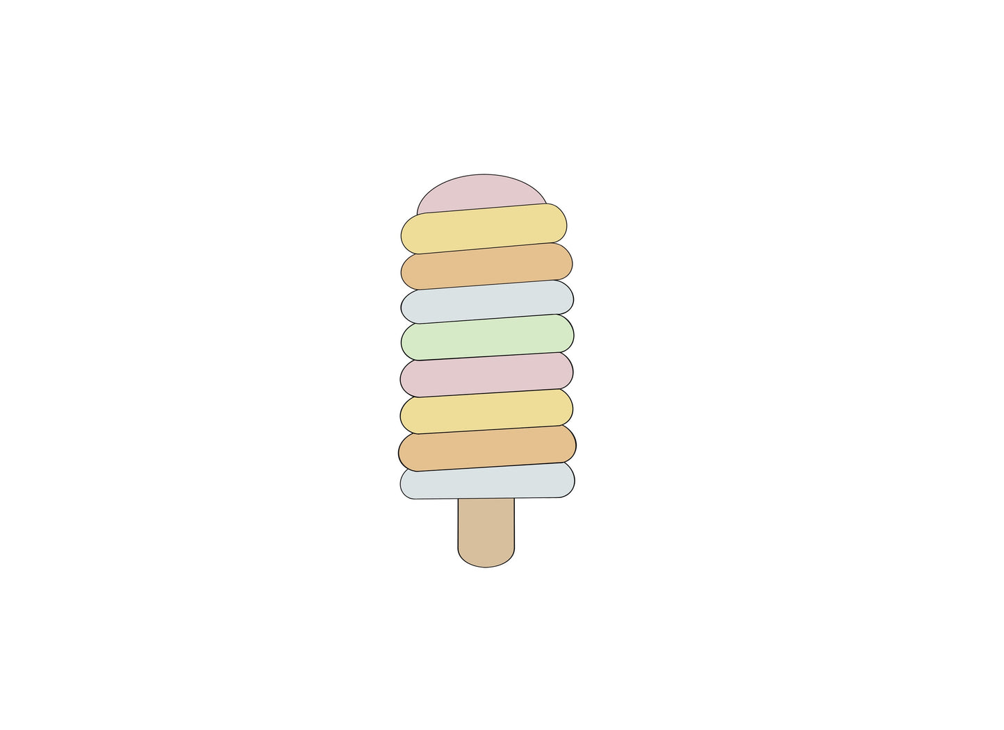 Popsicle Variation Cookie Cutters