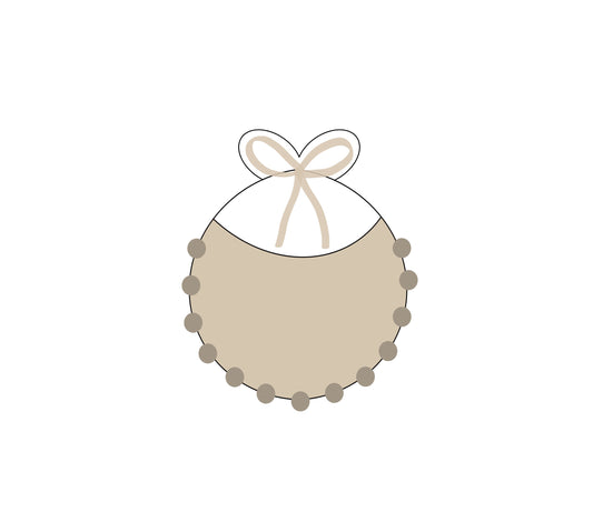 Baby Bib Cookie Cutter