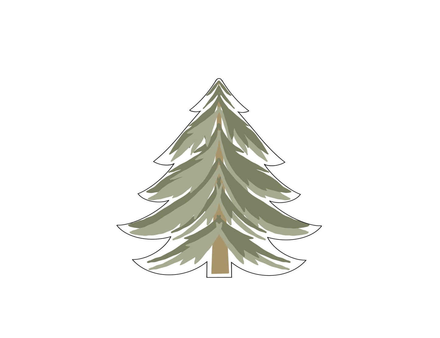 Tree 1 Cookie Cutter