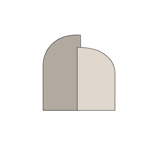 Half Arches Plaque Cookie Cutter