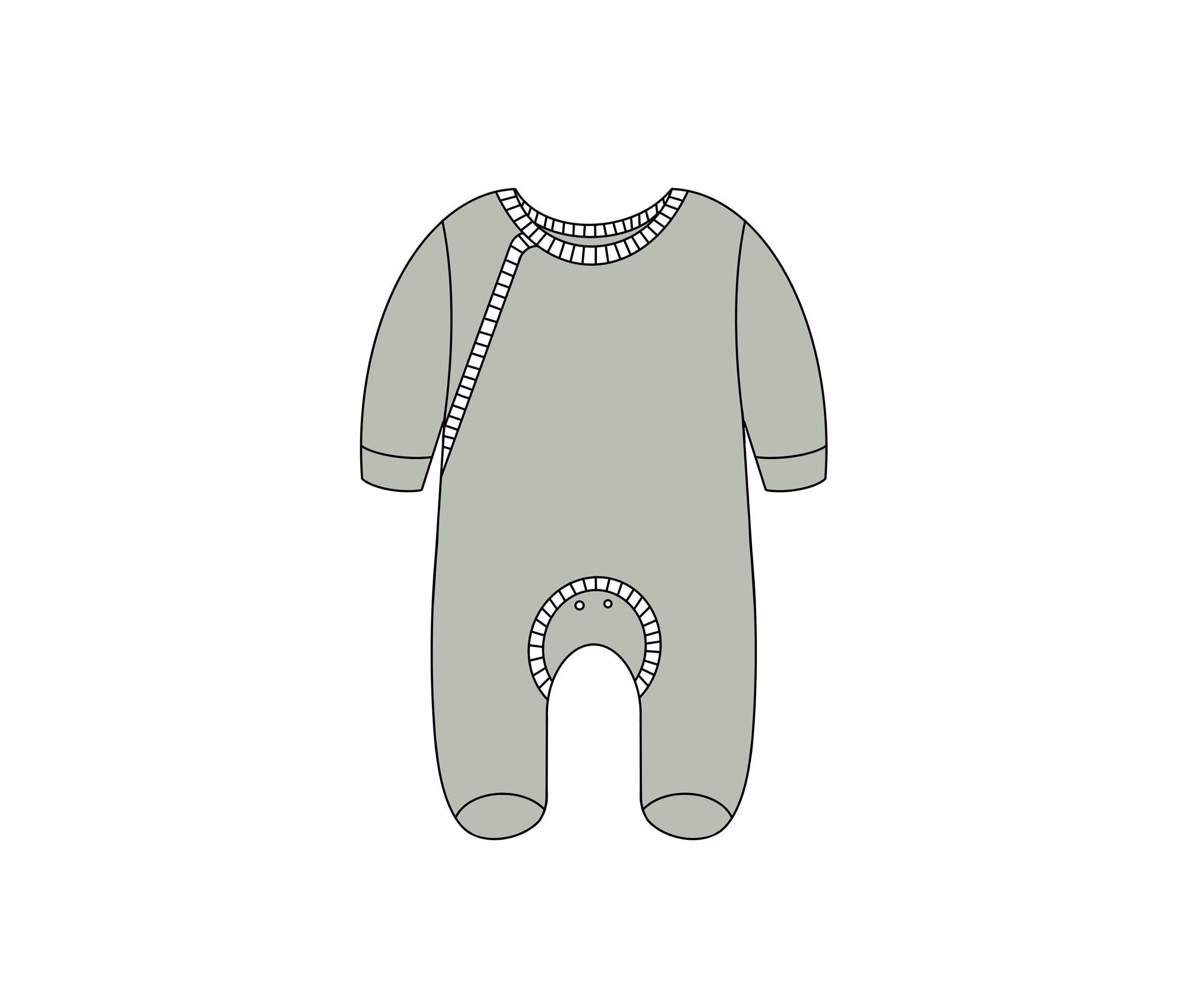 Baby Footie Pajamas Cookie Cutter Maisonscustomcutters