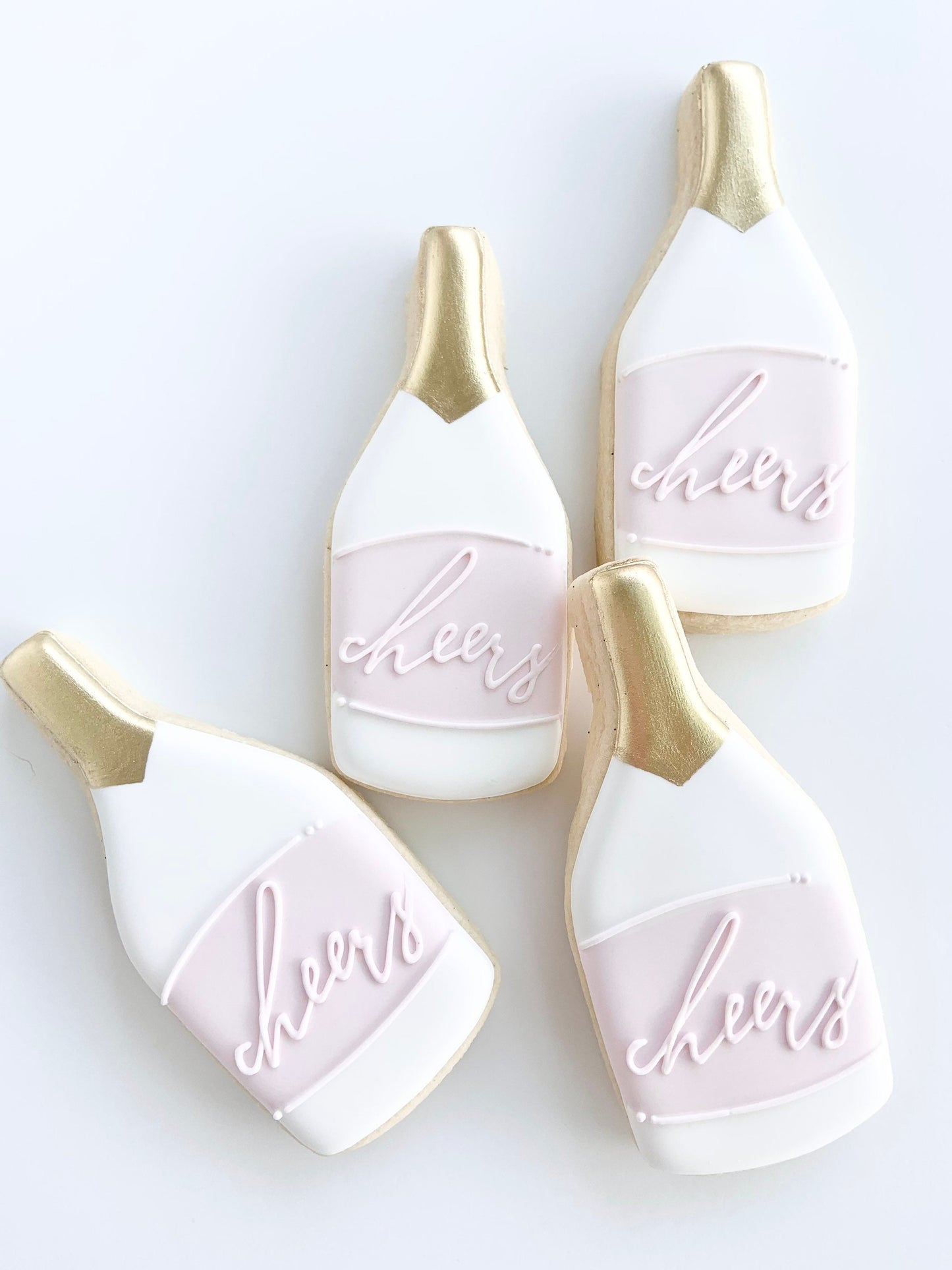 Champagne Bottle with or without Bow Cookie Cutters