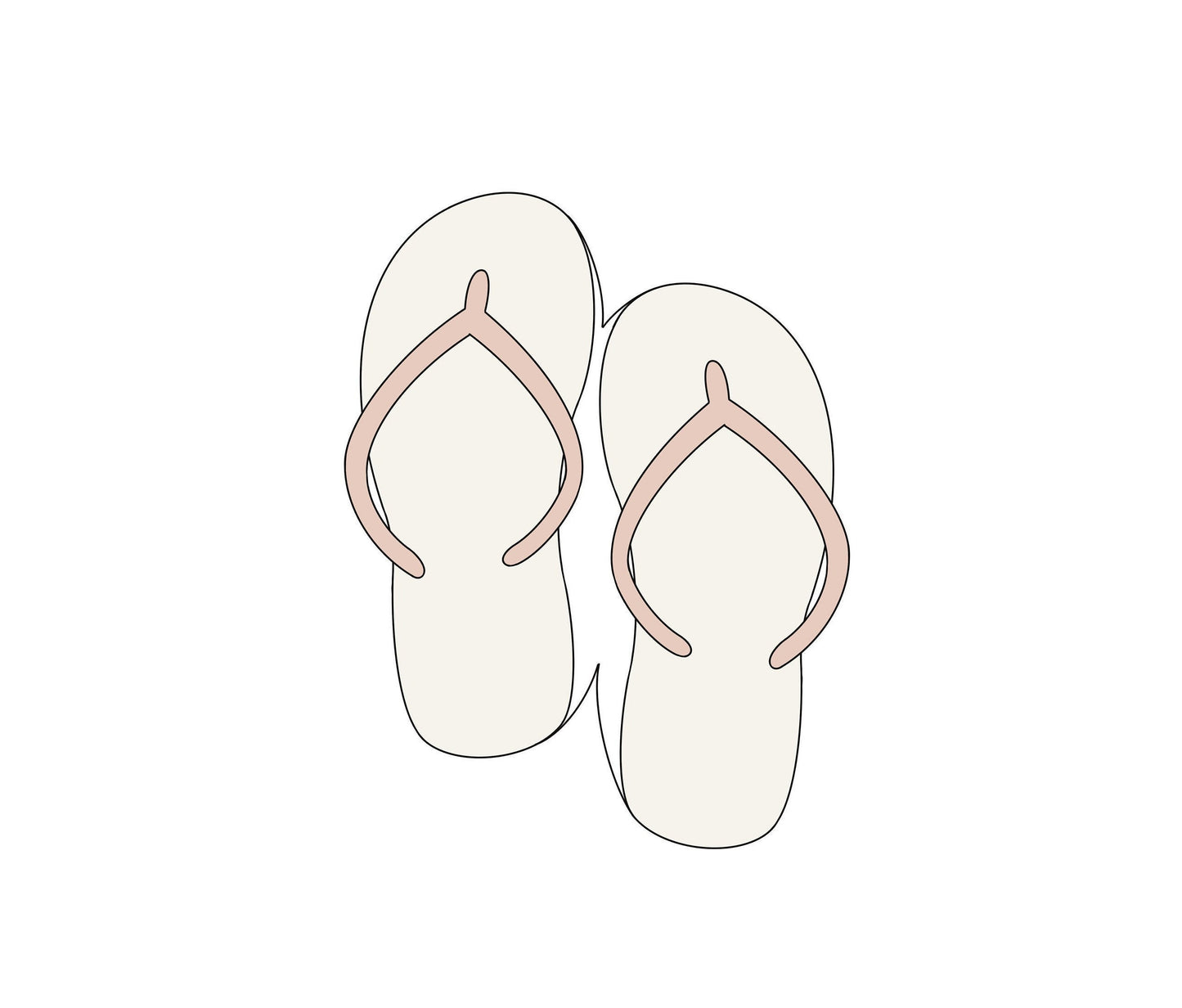 Flip Flops Cookie Cutter
