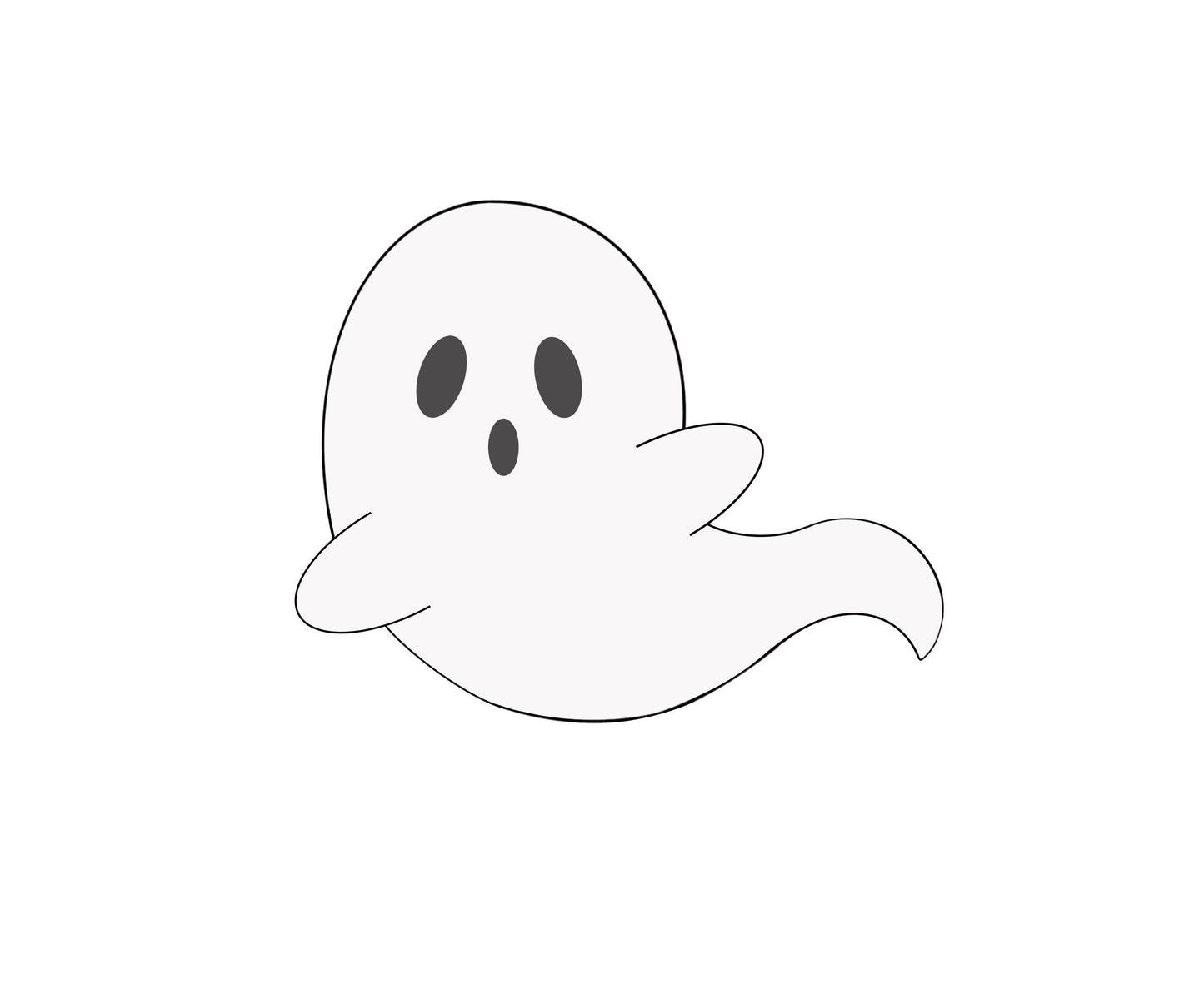 Ghost 2 Cookie Cutter