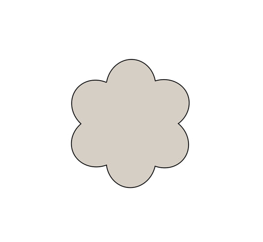 Flower Plaque Cookie Cutter