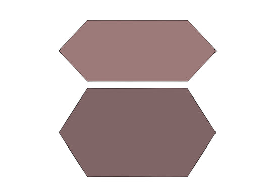 Hex 4 or 5 Plaques Cookie Cutters