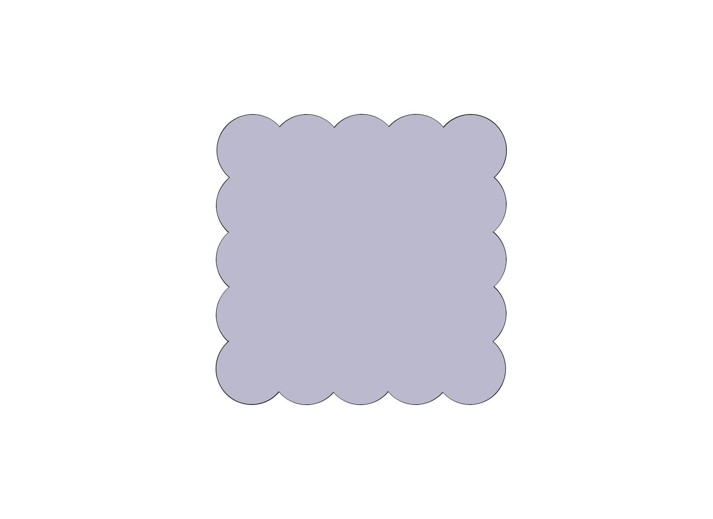 Scalloped Square Cookie Cutter