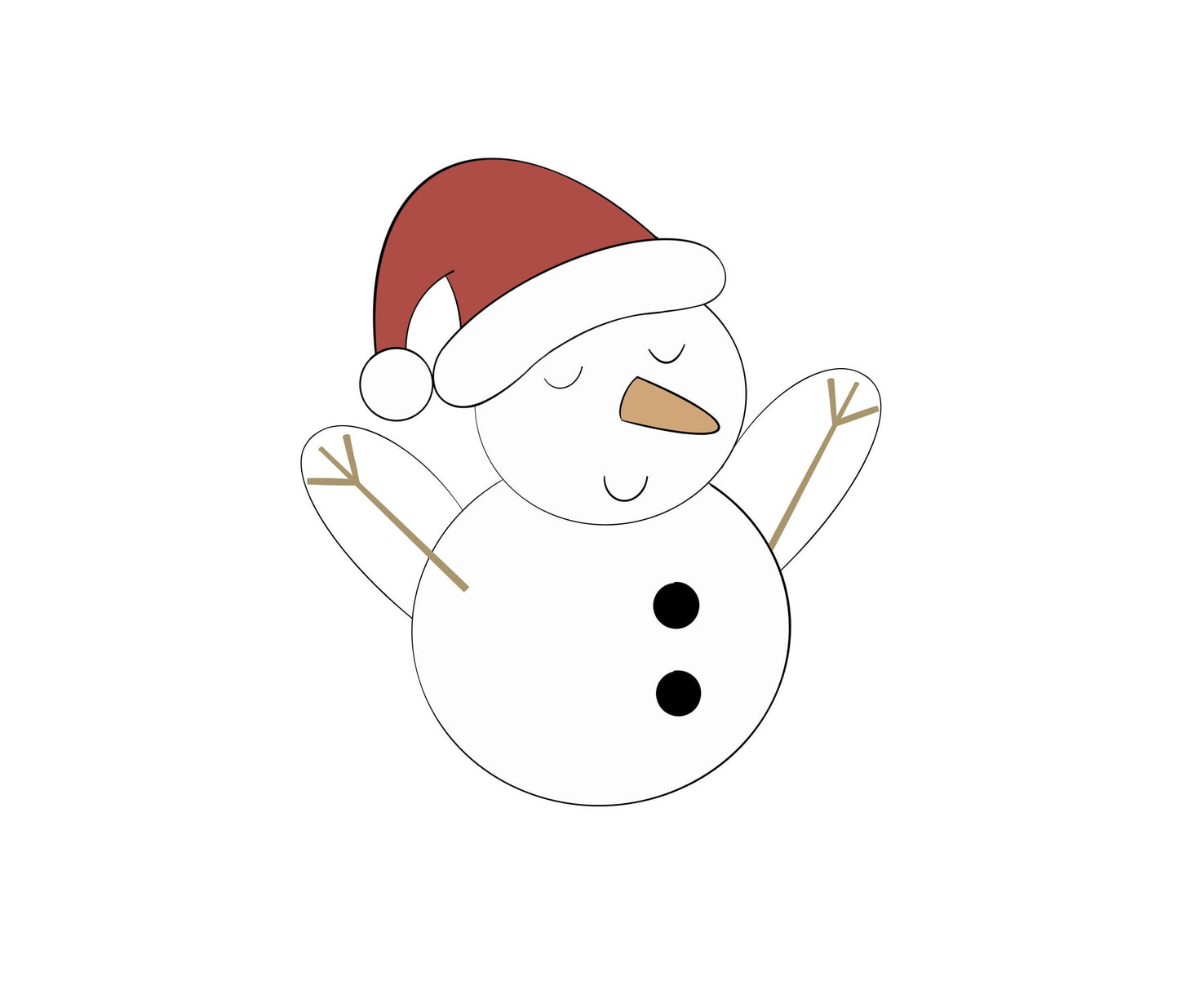 Snowman Cookie Cutter