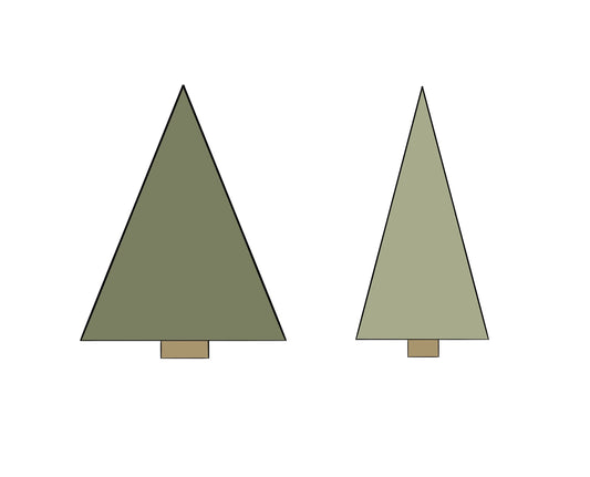 Stick Trees 1 or 2 Cookie Cutters