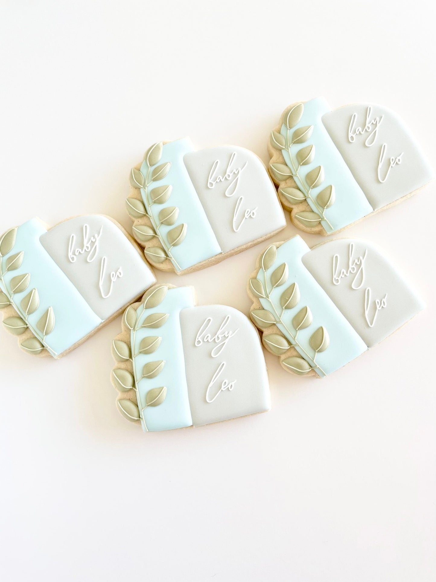 Half Arches Plaque with Greenery/Balloons Cookie Cutter