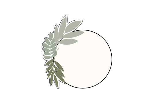 Leafy Circle 3 Cookie Cutter