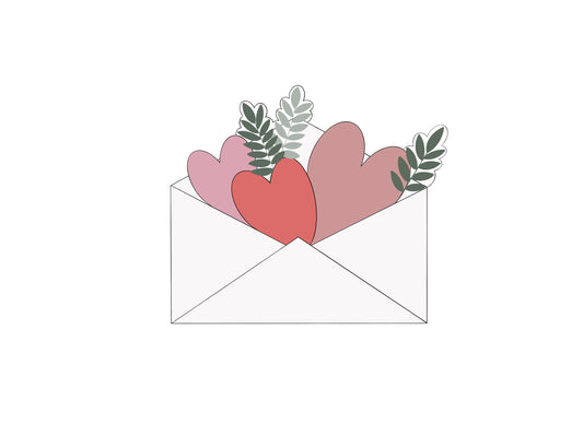 Heart Envelope Cookie Cutter