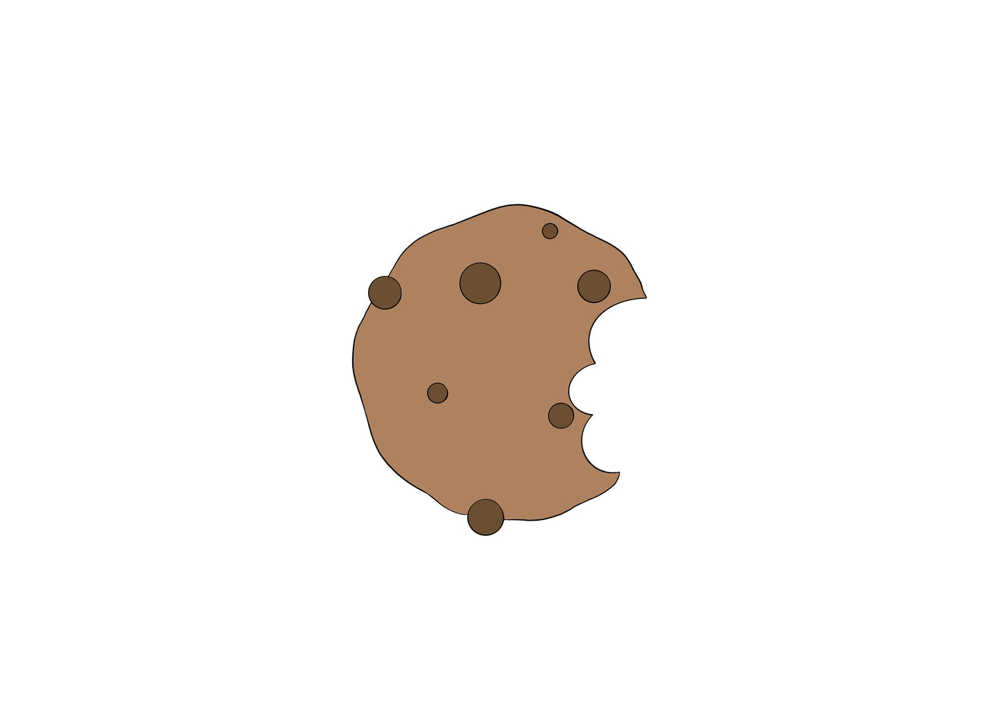 Chocolate Chip cookie or Double Chocolate Chip Cookies Cookie Cutters
