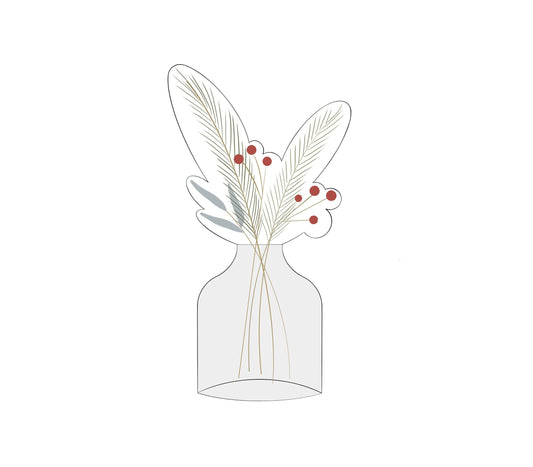 Christmas Jar Decoration Cookie Cutter